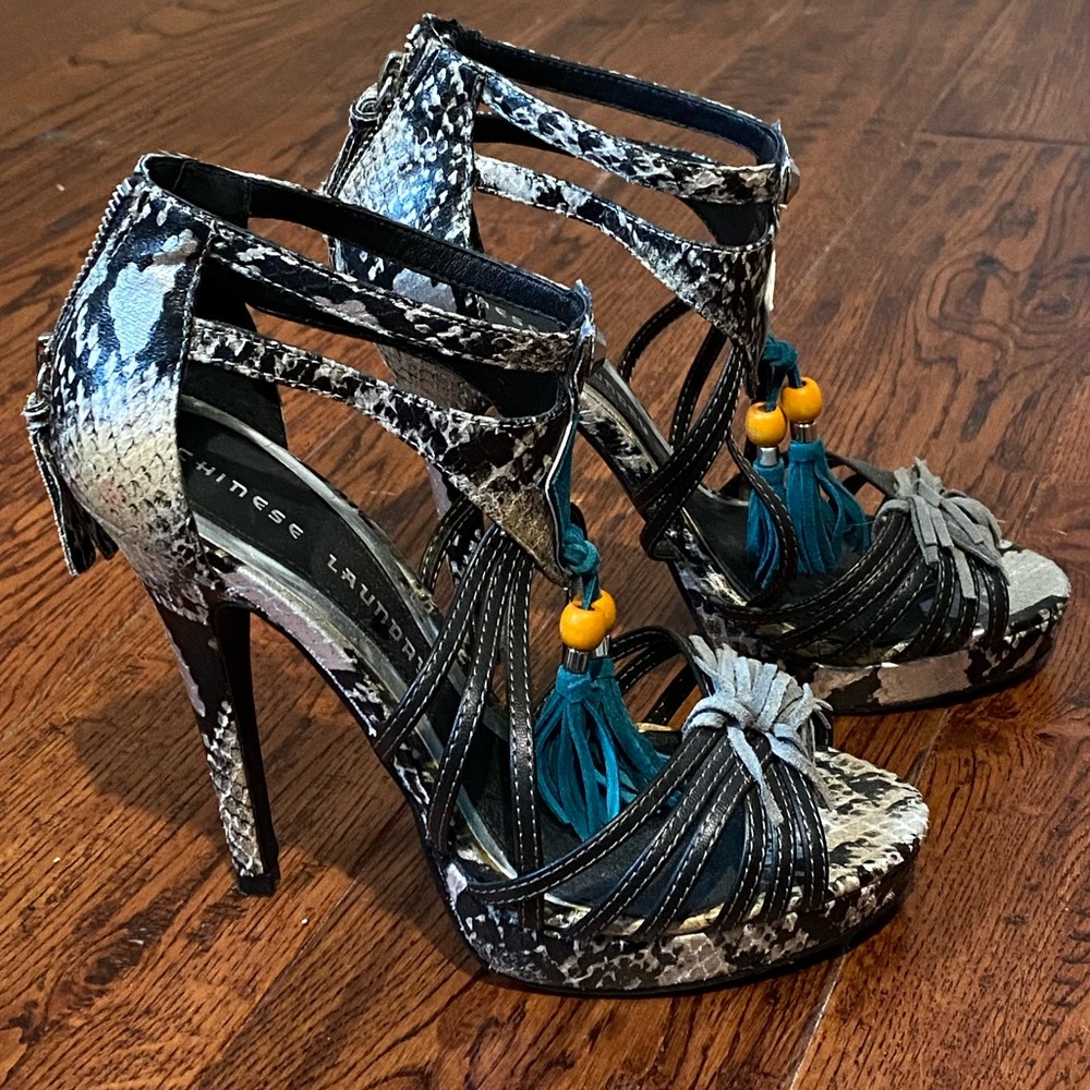 Chinese Laundry | High Heeled Strappy Sandals Sz7.5